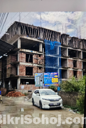 On going 1700 sft flat for sale